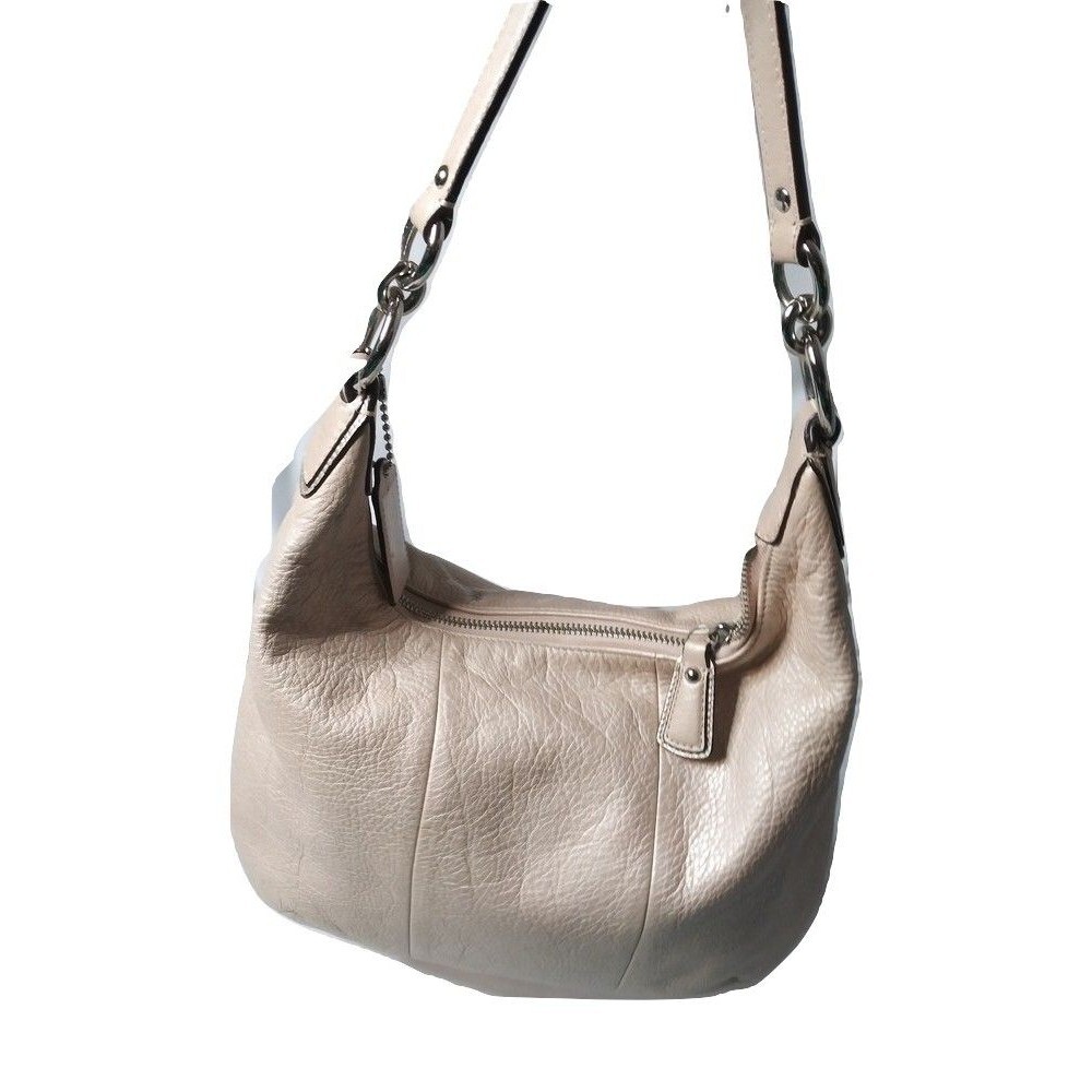 Vintage Coach Kristin Hobo Shoulder Bag Light Rose Gold #19303 - Picture 4 of 9